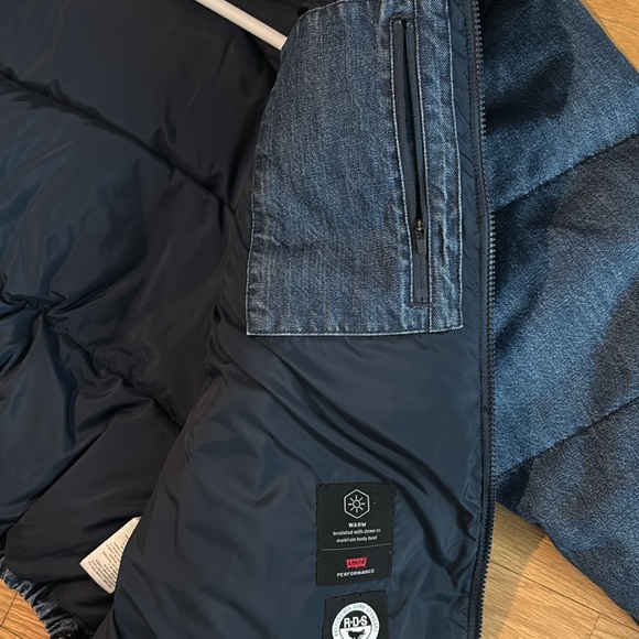 Levi’s Men’s Denim Super Puffer Jacket - Picture 9 of 10